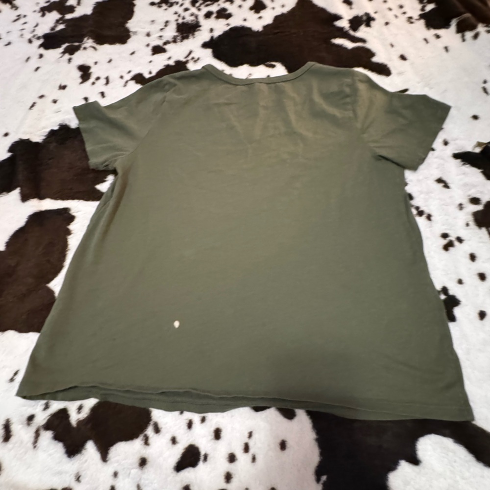 Old Navy Olive Green V-Neck Top